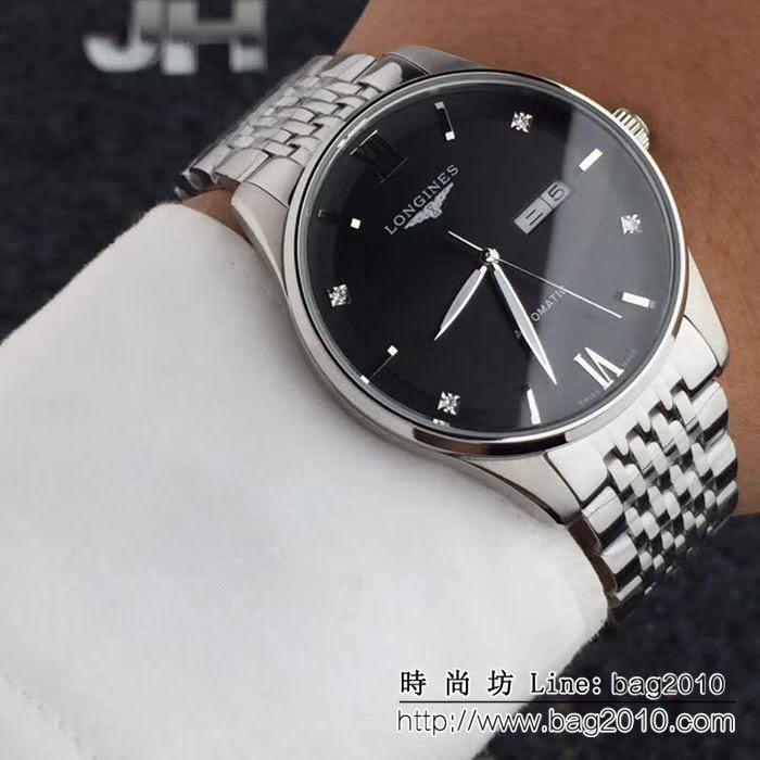 LONGINES浪琴 全自動機械 時尚男士腕表 WSS2362